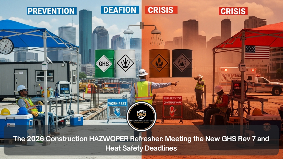 The 2026 Construction HAZWOPER Refresher: Meeting the New GHS Rev 7 and Heat Safety Deadlines