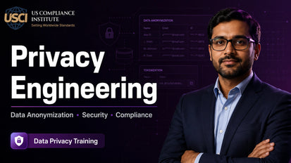 Privacy engineering training covering data anonymization, security, compliance, and privacy by design