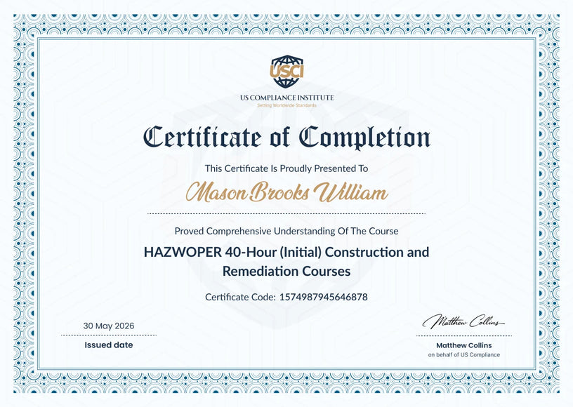 Certification